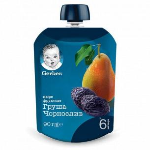 Пюре Гербер груша/чорнослив...