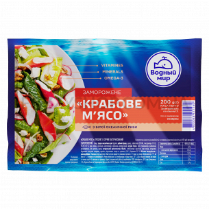 Мясо крабовое Водний світ с/м