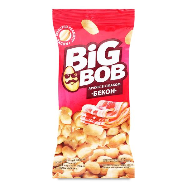 Арахіс Big Bob смажений зі смаком бекону