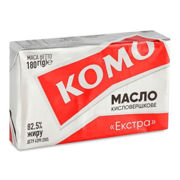 Масло кисловершкове Комо Екстра 82.5%