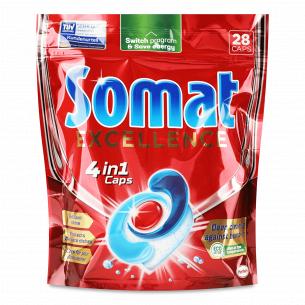 Таблетки для посудомийних машин Somat Excellence