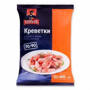 Креветки VICI Esva в панцире с головой в/м 70/90