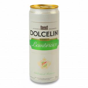 Сидр Dolcelini Con Gusto Lambrusko Bianco солодкий з/б