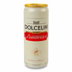 Сидр Dolcelini Con Gusto Lambrusko Rosso солодкий з/б