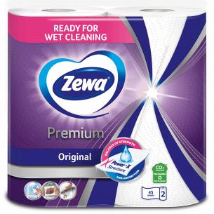 Полотенца бумажные Zewa Premium 2 слоя 45 листов