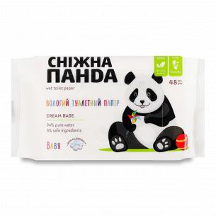 Папір туалетний Сніжна панда Baby вологий