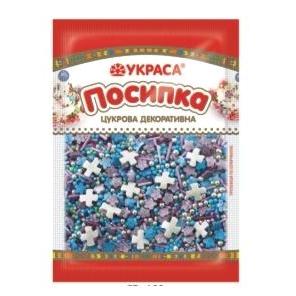 Посыпка "Украса" сахарная декоративная перламутровая
